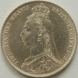 SHILLINGS 1890  VICTORIA  GEF