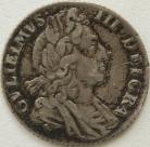 SIXPENCES 1699  WILLIAM III 3RD BUST PLUMES RARE NVF/VF
