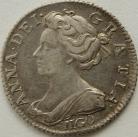 SIXPENCES 1703  ANNE VIGO SCARCE NEF