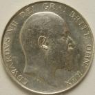 HALF CROWNS 1904  EDWARD VII VERY SCARCE BU