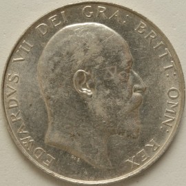 HALF CROWNS 1910  EDWARD VII  BU