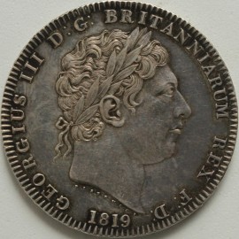 CROWNS 1819  GEORGE III LIX EF