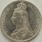 CROWNS 1888  VICTORIA NARROW DATE BU