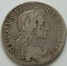 CROWNS 1682  CHARLES II 4TH BUST EXTREMELY RARE F/GF
