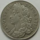 HALF CROWNS 1685  JAMES II 1ST BUST PRIMO DULL TONE NEF/GVF