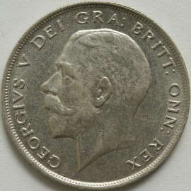 HALF CROWNS 1921  GEORGE V  UNC LUS