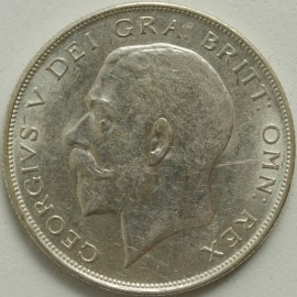 HALF CROWNS 1926  GEORGE V ORD EFFIGY SCARCE UNC LUS