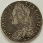 HALF CROWNS 1745  GEORGE II LIMA NVF