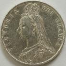 HALF CROWNS 1890  VICTORIA SCARCE NEF