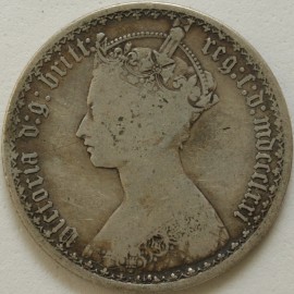 FLORINS 1871  VICTORIA DIE NUMBER 36 GF