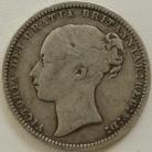 SHILLINGS 1868  VICTORIA DIE NUMBER 36 GF