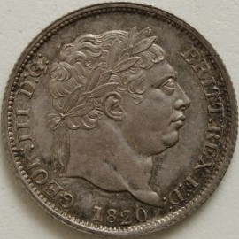 SHILLINGS 1820  GEORGE III  UNC T