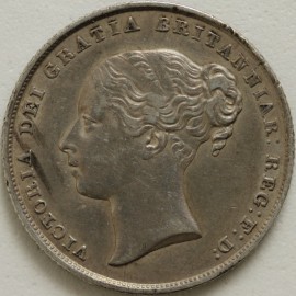 SHILLINGS 1845  VICTORIA  NEF/EF