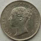 THREEPENCES SILVER 1849  VICTORIA VERY SCARCE UNC LUS