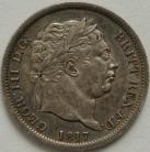 SHILLINGS 1817  GEORGE III NEF