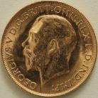 SOVEREIGNS 1921  GEORGE V PERTH BU