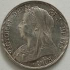 HALF CROWNS 1897  VICTORIA BU