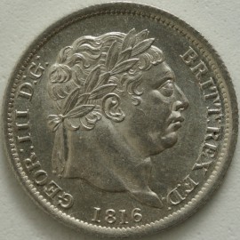 SHILLINGS 1816  GEORGE III  BU