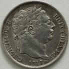 SIXPENCES 1817  GEORGE III GVF