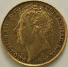 TWO POUNDS (GOLD) 1823  GEORGE IV GEORGE IV LARGE HEAD - SCUFFS GVF