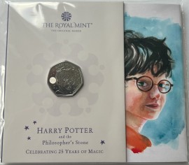 FIFTY PENCE 2022  ELIZABETH II HARRY POTTER SERIES - HARRY POTTER PACK BU