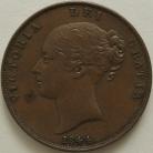 PENNIES 1844  VICTORIA GVF