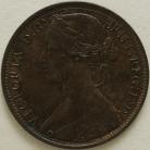 PENNIES 1867  VICTORIA F53 RARE NEF