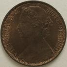 PENNIES 1876 H VICTORIA F89 NARROW DATE SCARCE UNC LUS