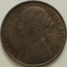 PENNIES 1882 H VICTORIA F115 SCARCE UNC LUS