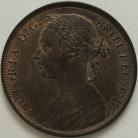 PENNIES 1883  VICTORIA F116 UNC LUS