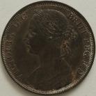 PENNIES 1885  VICTORIA F121 GEF