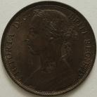 PENNIES 1889  VICTORIA F127 15 LEAVES SCARCE GEF