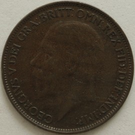 PENNIES 1926  GEORGE V MODIFIED EFFIGY VERY RARE NVF