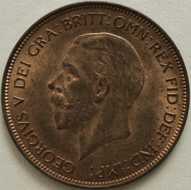 PENNIES 1935  GEORGE V  UNC LUS