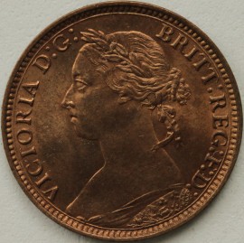 FARTHINGS 1882 H VICTORIA  BU