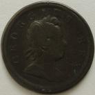 HALFPENCE 1717  GEORGE I DUMP ISSUE F/GF