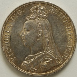 CROWNS 1892  VICTORIA SCARCE UNC LUS