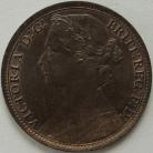 PENNIES 1880  VICTORIA F101 UNC LUS