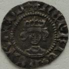 HENRY VI 1430 -1432 HENRY VI HALFPENNY. 1ST REIGN. ROSETTE MASCULE/PINECONE MASCULE. MULE. LONDON. MM CROSS FLEURY. RARE NEF