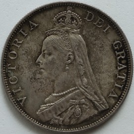 DOUBLE FLORINS 1888  VICTORIA  UNC T