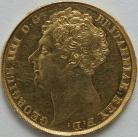 TWO POUNDS (GOLD) 1823  GEORGE IV GEORGE IV LARGE HEAD NEF