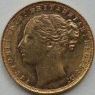 SOVEREIGNS 1871  VICTORIA LONDON ST GEORGE GEF