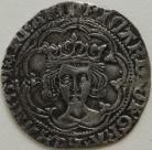 RICHARD III 1483 -1485 RICHARD III GROAT. TYPE 3. LONDON MINT. NOTHING BELOW BUST. MM HALVED SUN AND ROSE (2) GVF