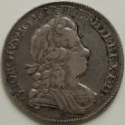 HALF CROWNS 1720  GEORGE I ROSES AND PLUMES SCARCE NVF