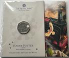 FIFTY PENCE 2022  ELIZABETH II HARRY POTTER SERIES - HOGWARTS EXPRESS PACK BU