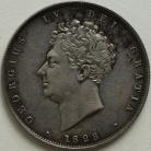 HALF CROWNS 1828  GEORGE IV VERY RARE NEF