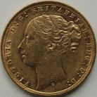 SOVEREIGNS 1871  VICTORIA SYDNEY ST GEORGE SCARCE GVF