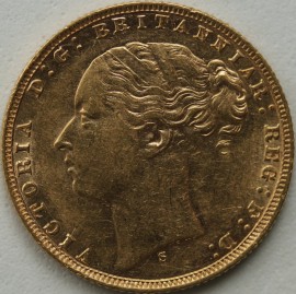 SOVEREIGNS 1872  VICTORIA SYDNEY ST GEORGE NEF