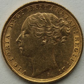 SOVEREIGNS 1884  VICTORIA SYDNEY ST GEORGE NEF