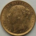 SOVEREIGNS 1886  VICTORIA SYDNEY ST GEORGE NEF